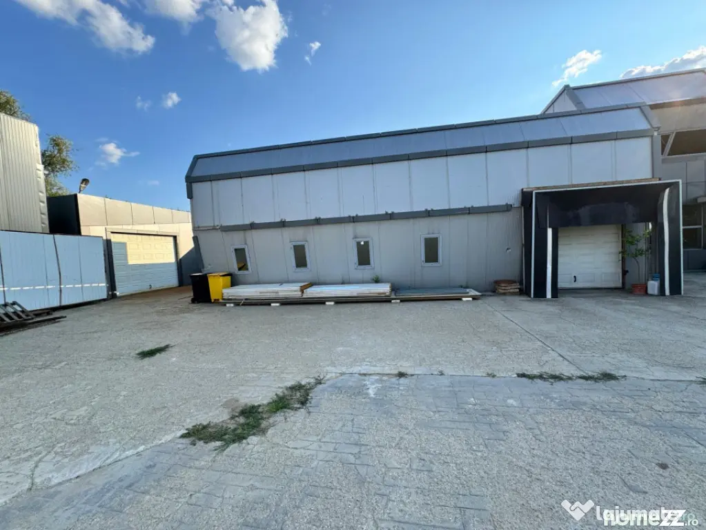 Teren 1500 mp cu hale și birouri, acces TIR, zona aeroport - Craiova (Dolj)