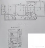 3 camere Dorobanți decomandat, inst. schimb., an 1983, 78 m