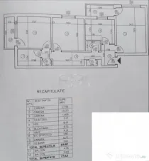 3 camere Dorobanți decomandat, inst. schimb., an 1983, 78 m