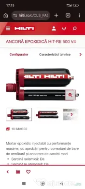 ancoră chimică hilti
