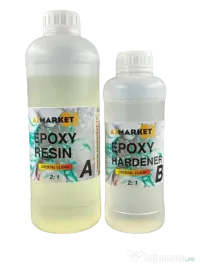 Rasina epoxidica pentru turnare AZMarkeT 750g pentru turnare – efect cristal ETV 