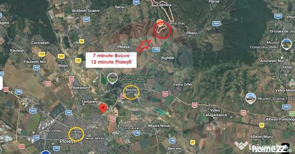 Vilă 454 mp cu teren generos, aproape de Crama DEAC