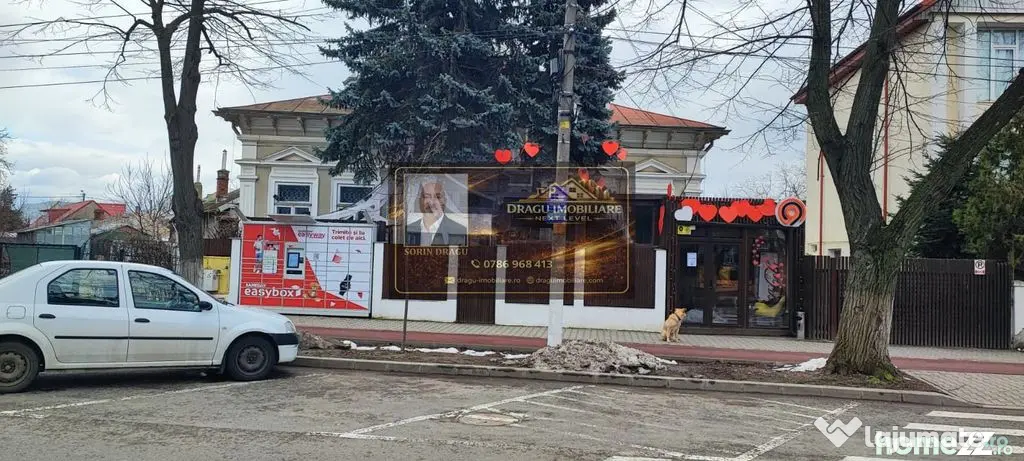 Imobil ultracentral Tecuci/Teren 1110 mp/Cafenea vis a vi...