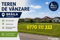 - Teren Intravilan, suprafata 477mp, zona Centrala de case