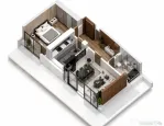 Apartament 2 camere, 75.08 mp, ansamblu 0% Comision Achiziț