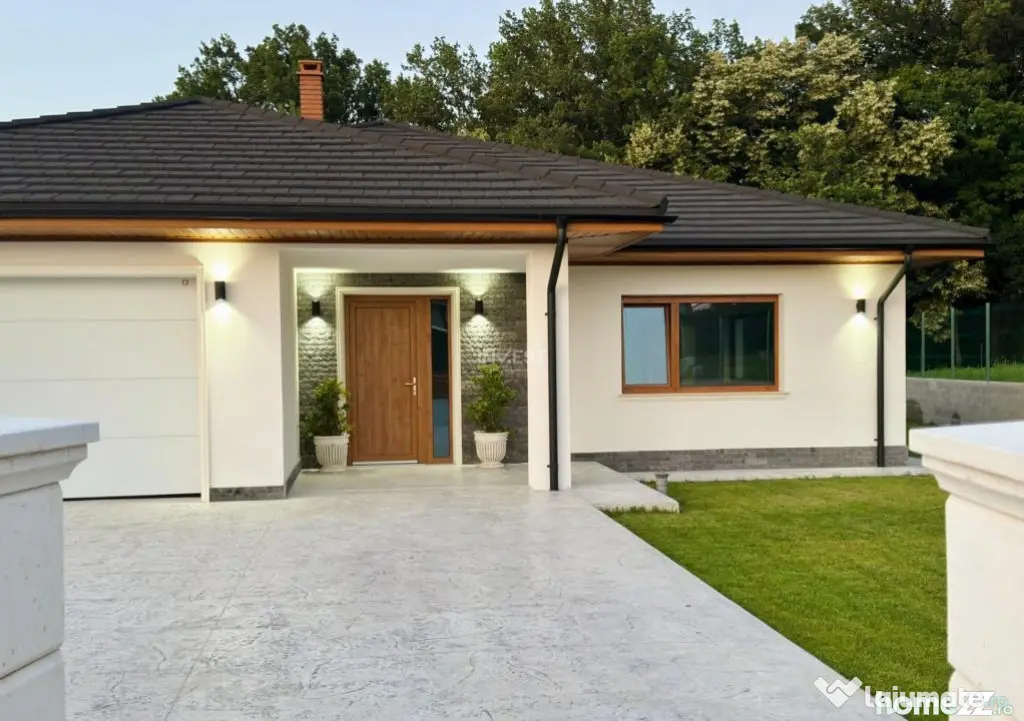 Casă individuală cu 4 camere și 2 băi - 1000MP teren, B?