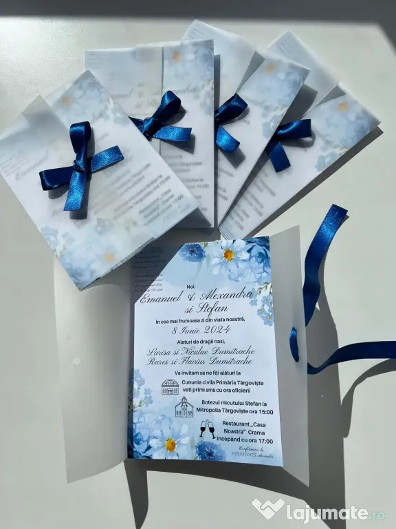 Invitatii pentru nunta sau botez