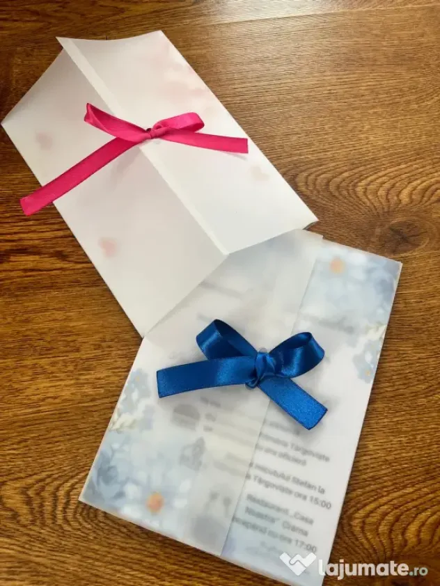 Invitatii pentru nunta sau botez
