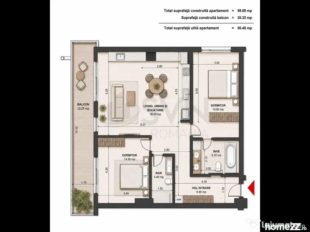 Apartamente 3 camere Aviatiei