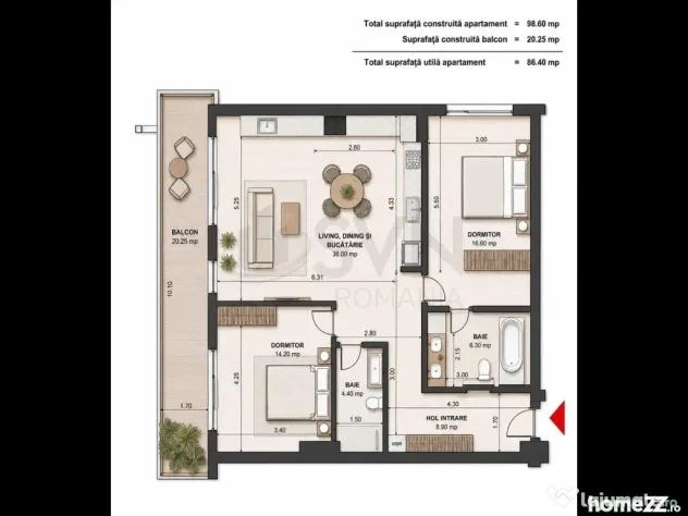 Apartamente 3 camere Aviatiei
