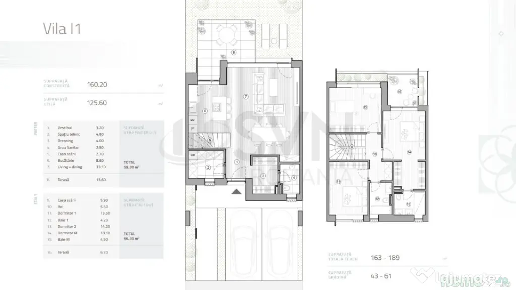Pipera l Bellemonde Residence l Vila 4 camere 160 mp