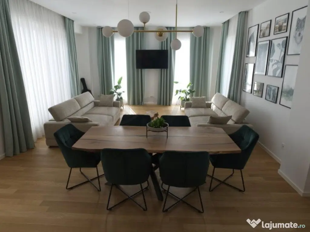 Penthouse exclusivist tip casa pasiva cu terase de 300 mp