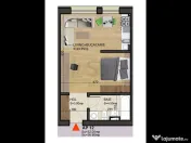Studio mobilat - loc de parcare inclus - Aviatie - Dimitr... 