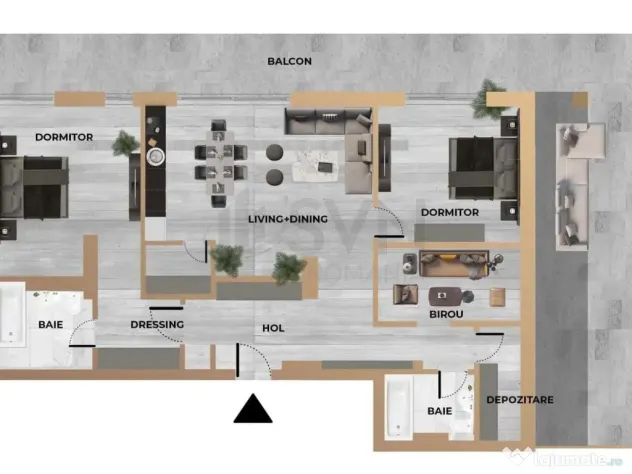 Apartament 4 camere I Noura Pipera