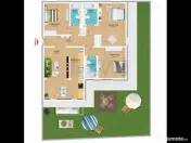 Apartament cu 4 camere 3 bai si gradina Lacul Tei 