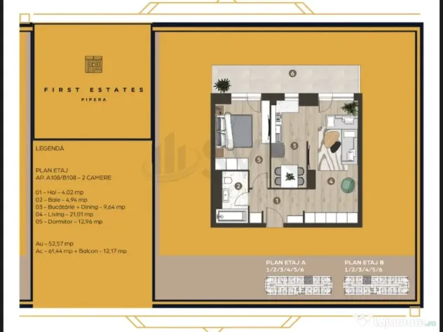 Apartament 2 camere Pipera