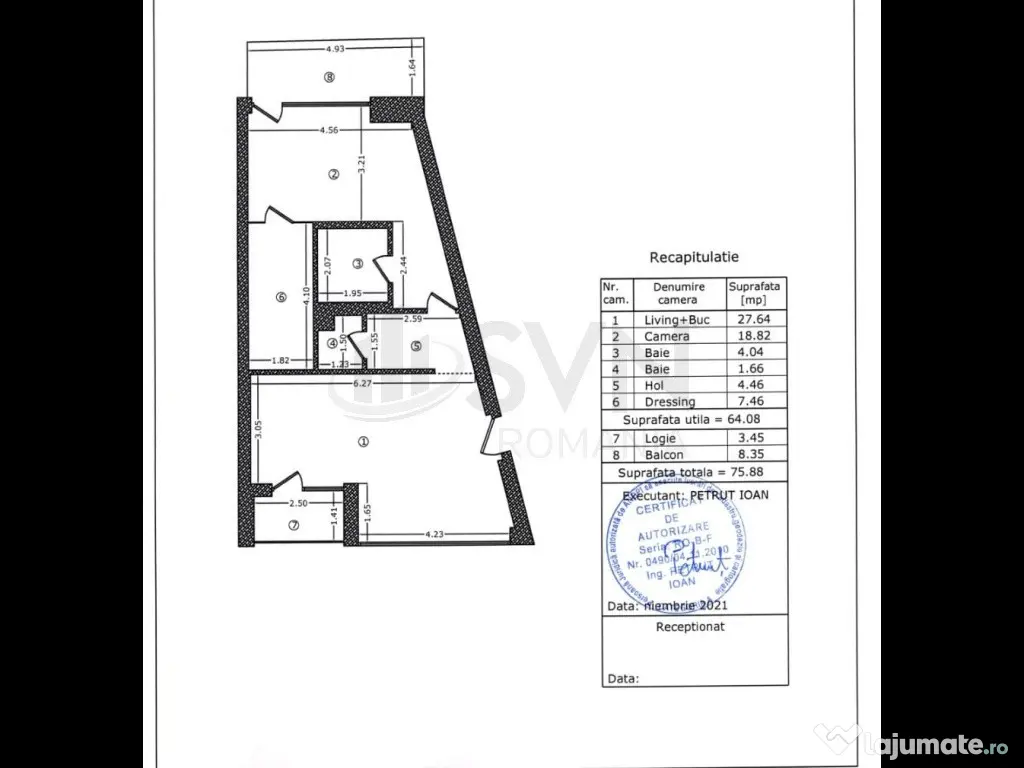 Apartament spatios 2 camere I Titulescu I Banu Manta