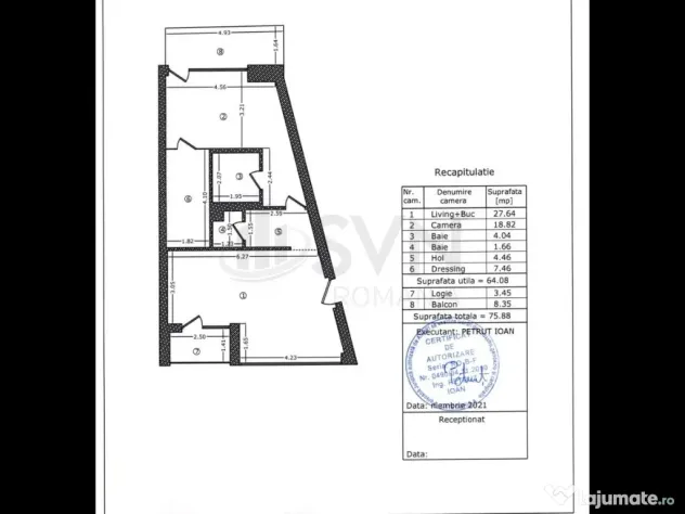 Apartament spatios 2 camere I Titulescu I Banu Manta
