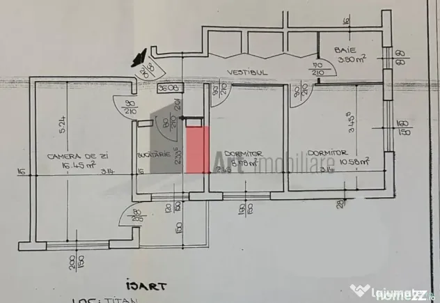 Apartament 3 camere Titan-Sălăjan