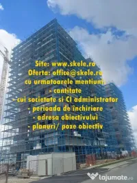 Inchiriere schela metalica de fatada 