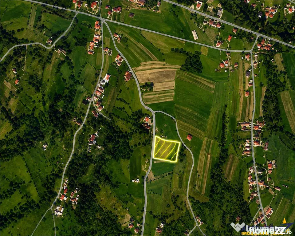 Teren intravilan panoramic, 5.750 mp, view munte, deschidere