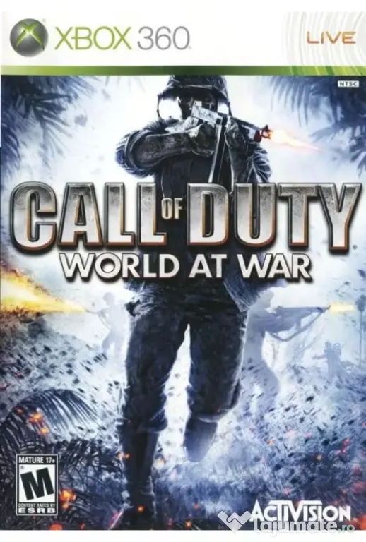 Vand 8 jocuri xbox 360 Call Of Duty - World At War - etc