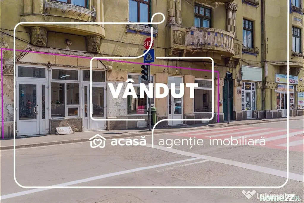 VANDUT! Spatiu comercial ,cu vitrina de in zona Boul Rosu.