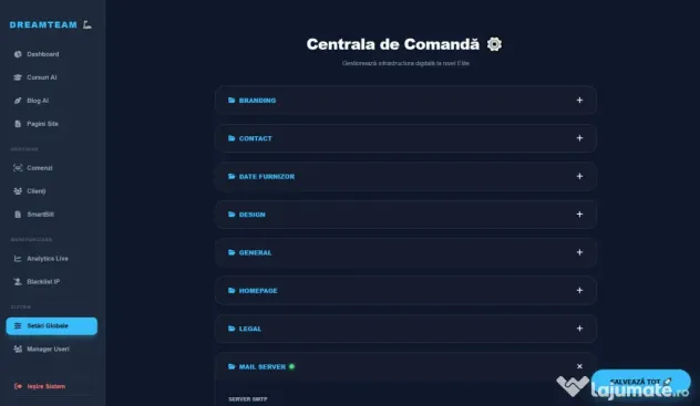 Platformă E-Commerce Produse Digitale – 100% Automatizată (SmartBill & Stripe)