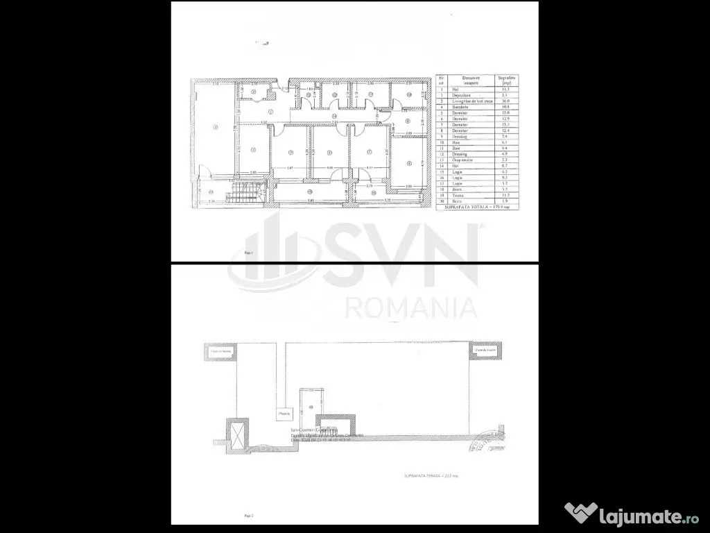 Apartament 180 mp l terasa 220 mp