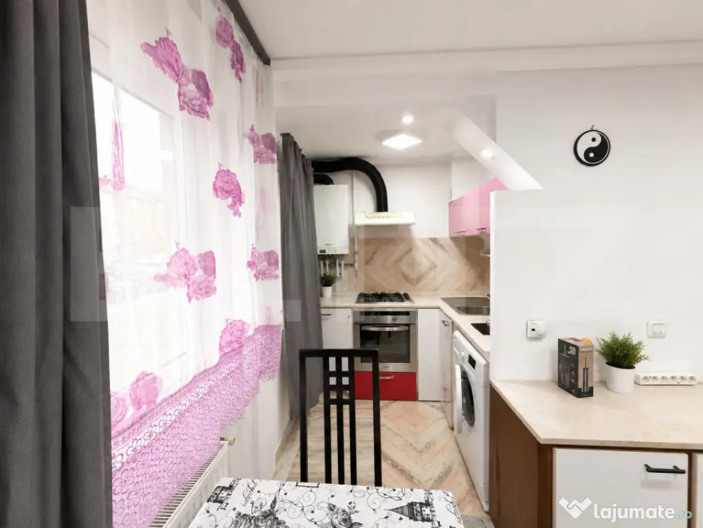 Apartament 2 camere, parter, mobilat complet, lângă Pieton