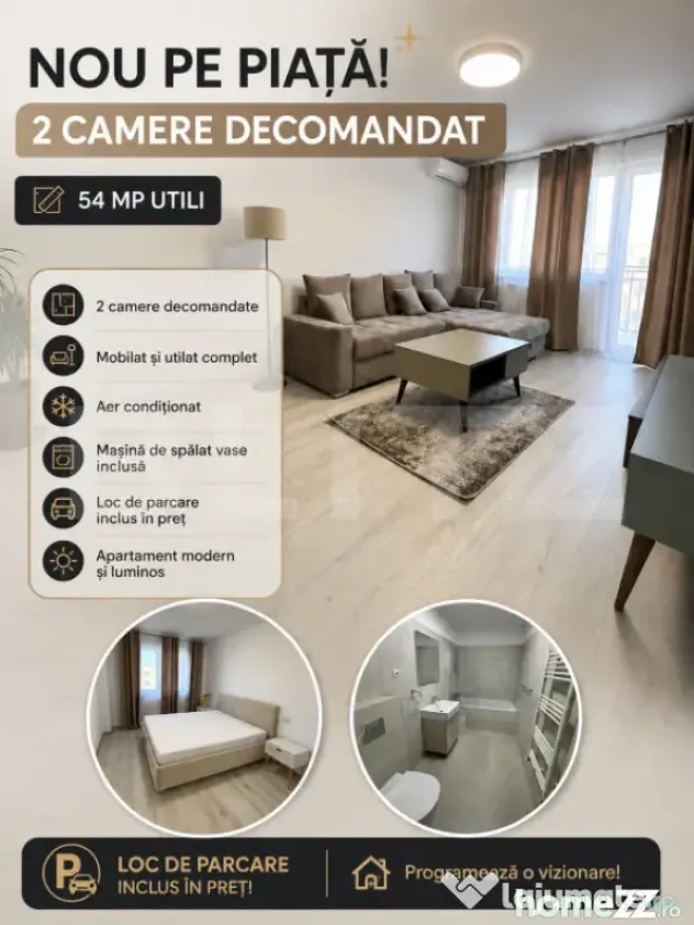 Apartament 2 camere decomandat de vânzare | Mobilat și uti - Brasov (Brasov)