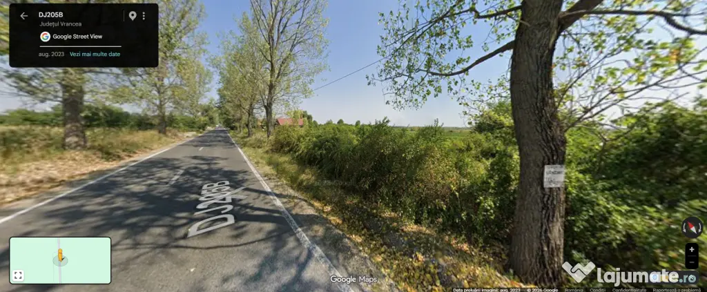 Teren Intravilan 2240 mp Satu Nou (între Jariștea și Odobești)