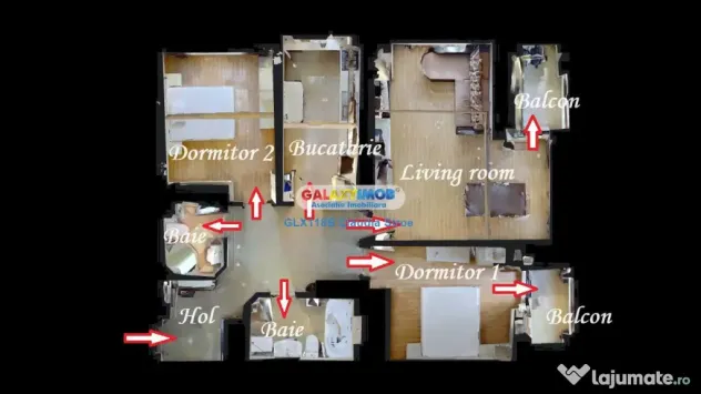 Apartament 3 camere Militari - Apusului Metrou Pacii