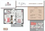 2 camere | Prelungirea Ghencea | 61.41 mp | Etaj 2 | Fina... 