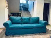 Canapea IKEA EKTORP, 3 locuri – bine întreținută, husă lavabilă