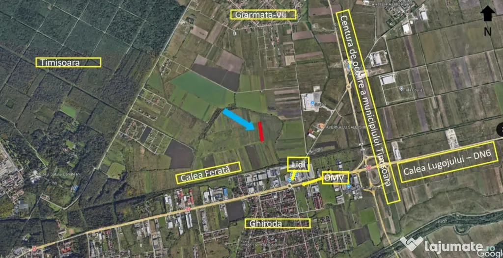 Teren Constructii Rezidentiale, 4037mp, Regim Inaltime Mare