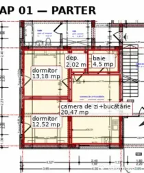 Apartament spațios cu 2 dormitoare și terasă generoasă,