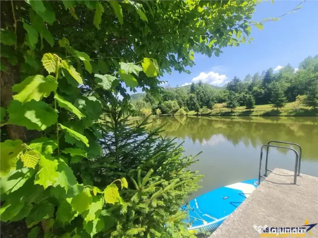 FILM! Oaza paradisiaca cu lac, vedere catre Bucegi, Glajerie