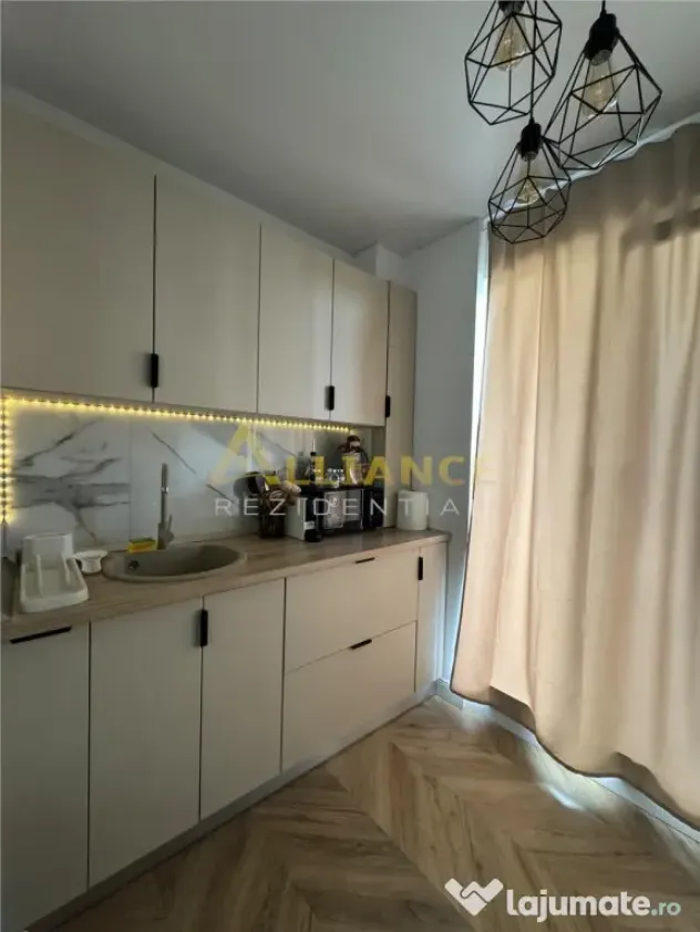 2 camere mobilat si utilat - Parcare subterana - Acces metro