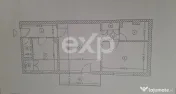 Apartament 2 camere spațios Prundu, 57,2 mp, etaj intermedi 