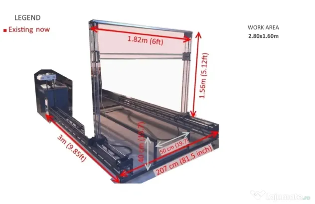 Utilaj CNC Debitare Polistiren – Dimensiuni Mari | Ideal pentru Upgrade