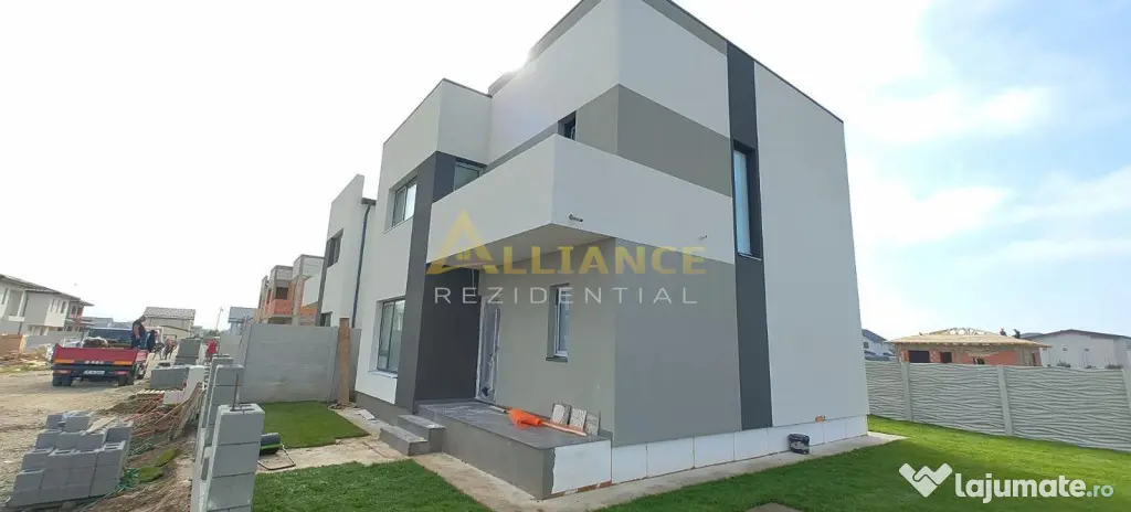 Vila mediteraneana - 4 camere - 2 bai - beci- 455mp teren -