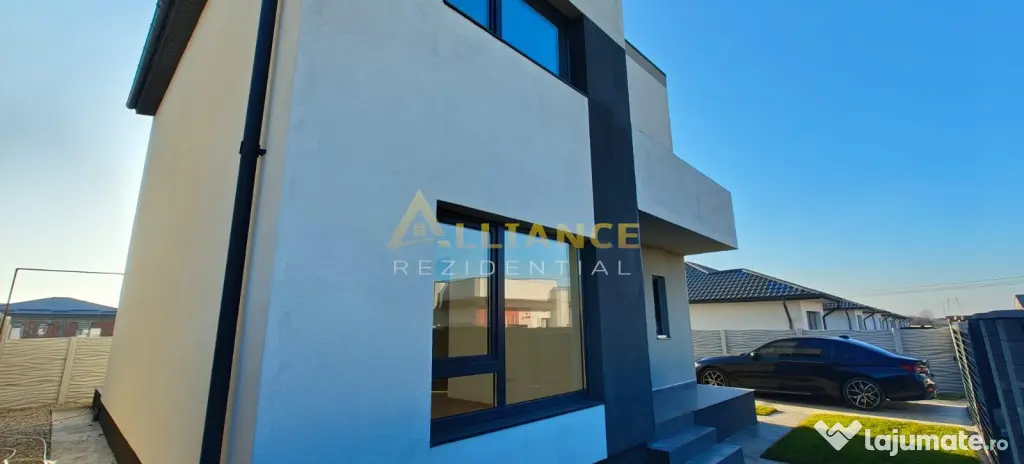 Vila mediteraneana - 4 camere - 2 bai - beci- 455mp teren -
