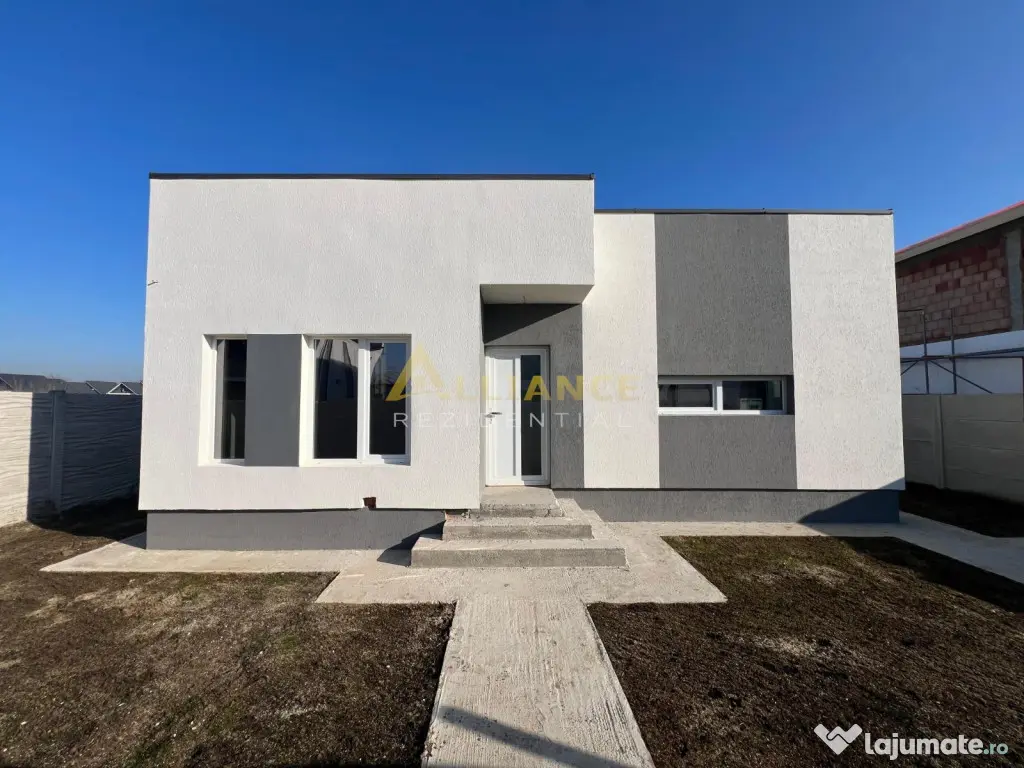 Casa individuala - 3 camere - 2 bai-310 mp teren