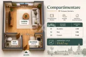 DE VÂNZARE GARSONIERĂ | PARTER | INVESTIŢIE 