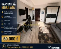 Garsoniera 7 Minute Metrou Dimitrie Leonida Mobilata si Util
