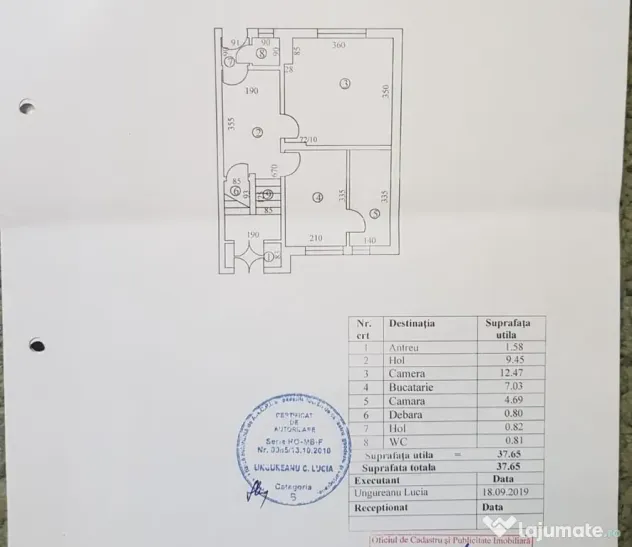 Vatra Luminoasa, AC valabila mansardare+recompartimentare