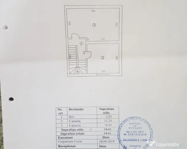 Vatra Luminoasa, AC valabila mansardare+recompartimentare