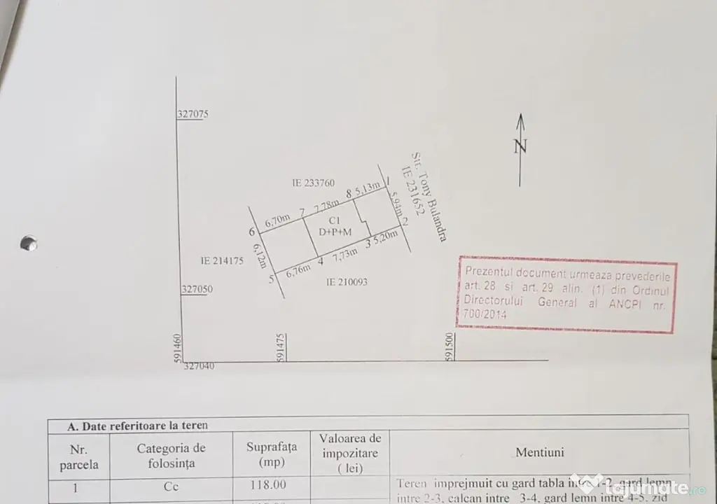 Vatra Luminoasa, AC valabila mansardare+recompartimentare