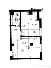 Apartament cu C.F. 2 camere, 47,6 mp utili, bloc nou, Mără